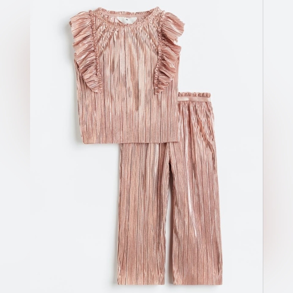 H&M 2-piece Shimmery Set Top and bottom Size 3T Toddler - Picture 1 of 11